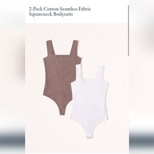 Abercrombie And Fitch Two Pack Seamless Bodysuits Nwot Size Xxs